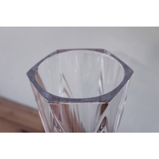 Vintage Art Deco Vase in Glass, 1930s For Sale - Image 3 of 11