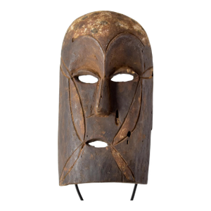 Early 20th Century Bembe Alunga Plank Mask