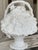 From Bordallo Pinheiro of Portugal, this vintage large-scale porcelain basket overflows with an abundance of a variety of...