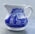 Vintage 1977 Silver Jubilee Queen Elizabeth II Commemorative Blue & White Broadhurst Tea Set: Teapot, Milk Jug, Tea Plate - Set of 3 For Sale - Image 10 of 18