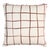 Schumacher x Miles Redd Painterly Windowpane 22" Pillow in Brown For Sale