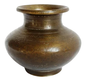 Vintage Bronze Nepal Ritual Vase