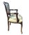 Vintage French Louis XV–Style Carved Wood Tapestry Armchair For Sale - Image 11 of 12