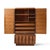 Tobago Brutalist Mid Century Walnut Armoire Dresser For Sale - Image 9 of 9