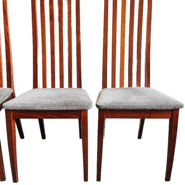 Mid-Century Modern Danish Dining Chairs in Teak, 1970s, Set of 4 For Sale - Image 6 of 12