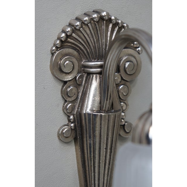 French Art Deco Wall Sconces by A. Richard & Muller Freres 1920s France - A Pair For Sale - Image 6 of 11