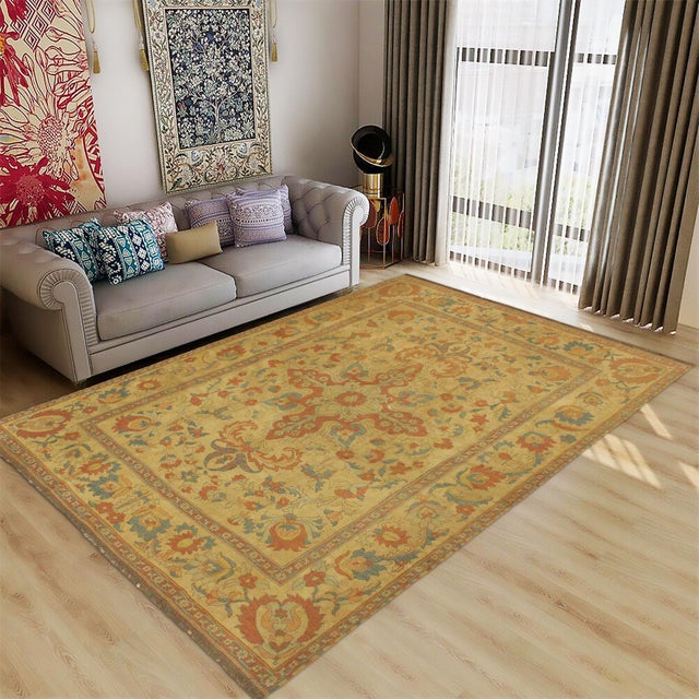 Experience the exceptional craftsmanship of this breathtaking Soumak rug, expertly created by skilled master weavers. Made...