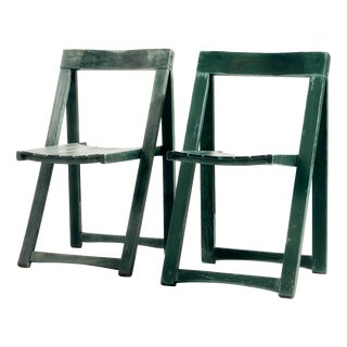 Beech Chairs by Aldo Jacober for Alberto Bazzani, 1960s, Set of 2 For Sale