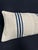 Turkish Hemp Pillow Cushion Natural Beige Blue Cushion Cover 14x45 #18012 Enhance your home decor with our Kilim Pillow...