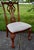 Vtg. Set of Four Heavily Carved Chippendale Style Cherry Side Dining Chairs For Sale - Image 14 of 16