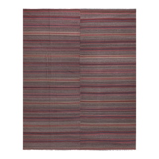 Decorative Oversized Turkish Kilim Rug 9' X 10'9'' For Sale