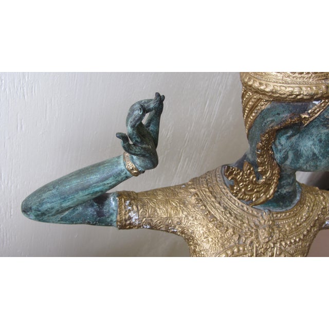 Thai Prince Rama Bronze Garden Statue Chairish