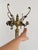 Vintage Italian Onyx Marble and Brass Hall Tree with Rotating Crown and Sculptural Base, 1960s For Sale - Image 6 of 18