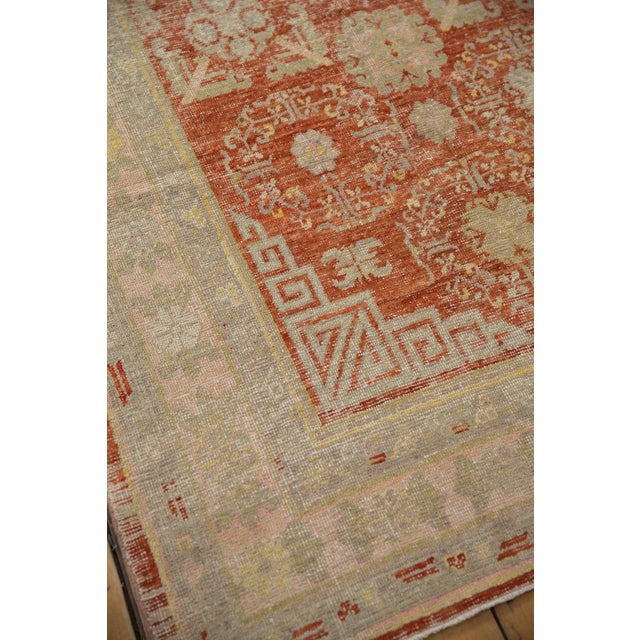Textile Vintage Distressed Khotan Rug Runner - 4'9" x 9'3" For Sale - Image 7 of 10