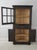 Contemporary Primitive Distressed Finish Contemporary Corner Cabinet For Sale - Image 3 of 12