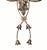 Mid 20th Century Vintage Large Gilt Tole French Neoclassical Bow & Ribbon Bellflower Swag Double Candle Sconce / Holder For Sale - Image 5 of 7