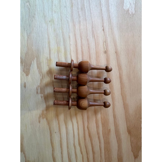 Custom Made Shaker Cherry Pencil Post Bed Frame For Sale - Image 9 of 12