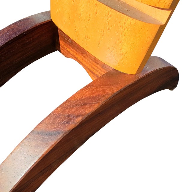 Brown 1990s Post-Modern CD Rack - Sculpture For Sale - Image 8 of 9