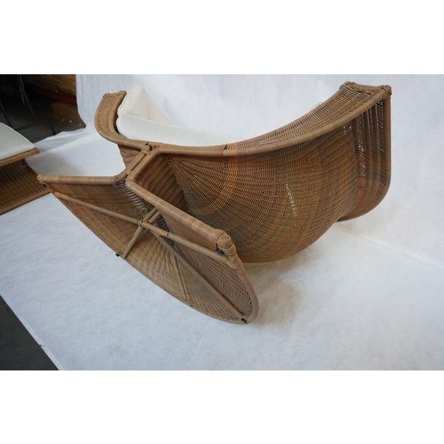 Lotus Outdoor Lounge Chair & Ottoman Fong Brothers’/Tropi-Cal Design by Miller Yee Fong, Circa 1968 For Sale - Image 18 of 18