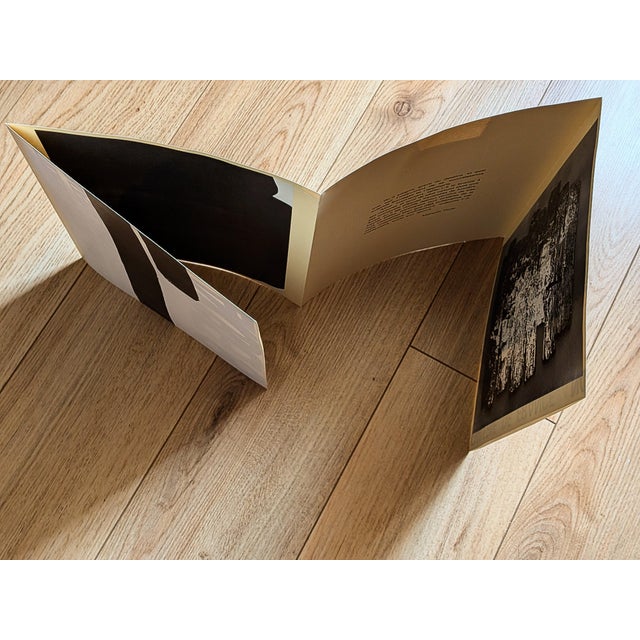 1970s Pierre Soulages, Bronzes et peintures sur papier, Large Original Poster Lithograph, 1977 For Sale - Image 5 of 8