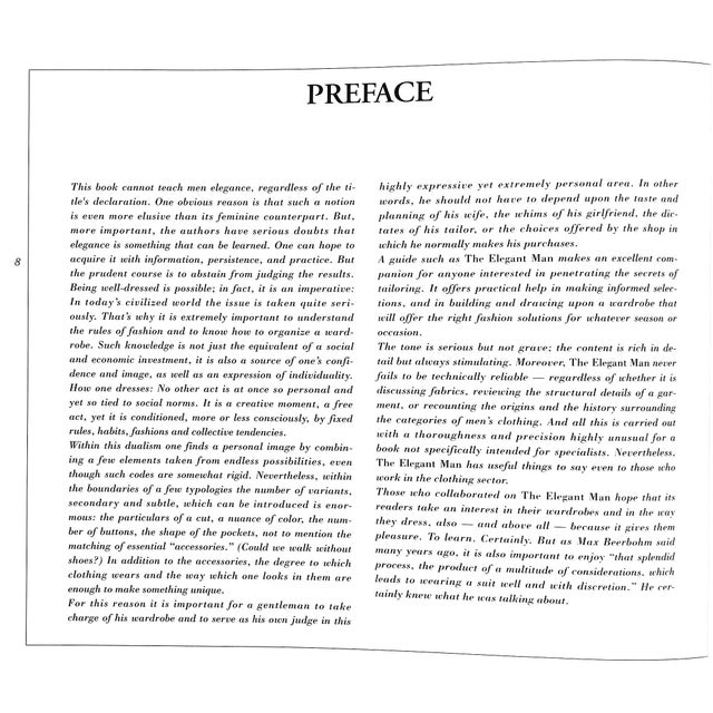 "The Elegant Man How to Construct the Ideal Wardrobe" 1990 Villarosa, Riccardo For Sale - Image 10 of 12