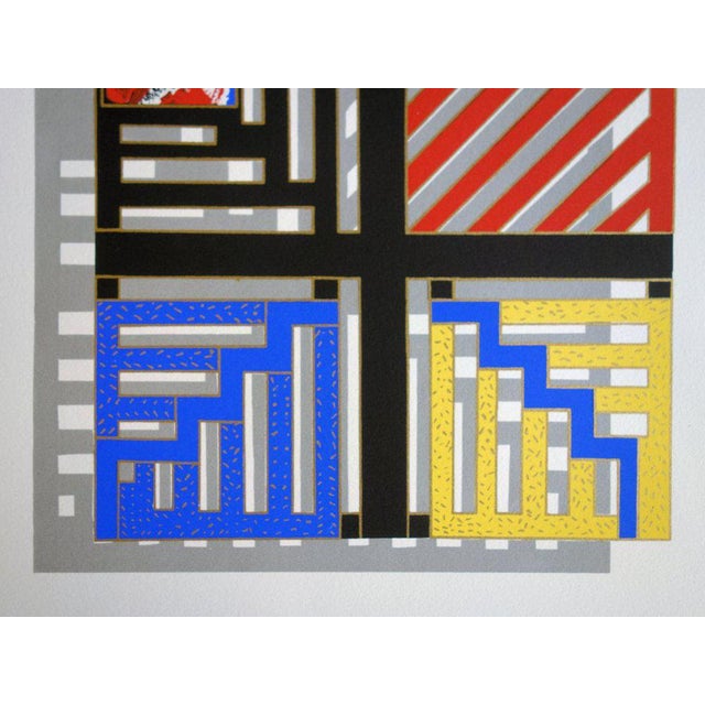 Modern Oscari Nivese, Pans sculptés, Screen Print For Sale - Image 3 of 7