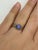 The Genera: Vintage White Gold Handmade Tanzanite Twist Ring For Sale In Philadelphia - Image 6 of 9