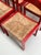 Red Stained Oak and Cane Chairs by Gerard Geytenbeek for ASZ Meubelen, Netherlands, 1960s, Set of 5 For Sale - Image 6 of 16
