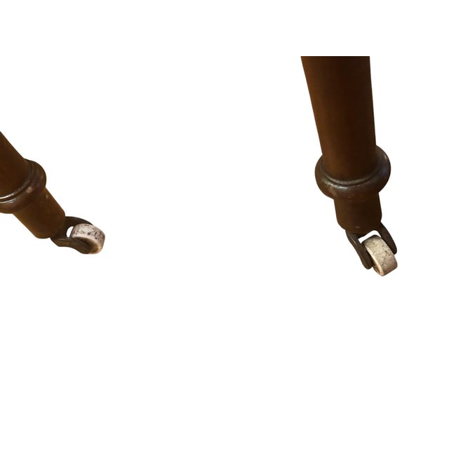 Antique Victorian Eastlake Style 3 Piece Ornate Carved Walnut Parlor Set Newly Reupholstered in a Purple Velvet For Sale - Image 4 of 17