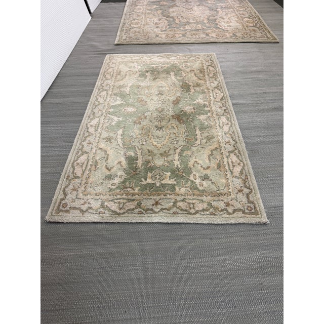 3ft X 5ft Pottery Barn Thyme Area Rug For Sale - Image 9 of 12