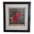 Tadashi Nakayama 1956 Woodblock Print Child With Poppies Free Shipping! For Sale