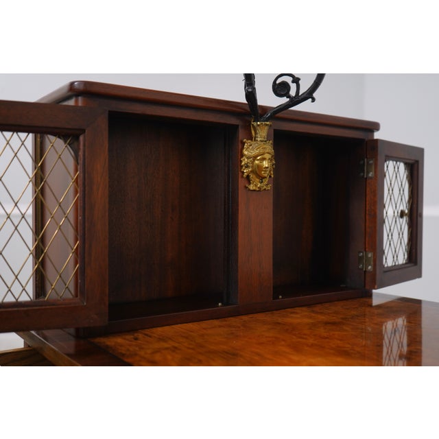 Vintage Regency Style Writing Table Desk For Sale In Philadelphia - Image 6 of 18