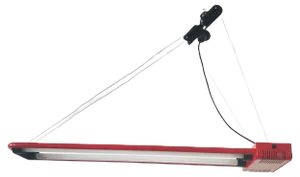 Large Fluorescent Ceiling Light by Gian N. Gigante for Zerbetto, 1980s