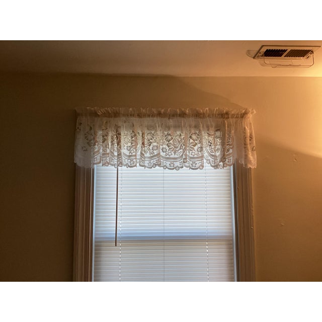 Four Vintage Lace Valances For Sale - Image 16 of 16