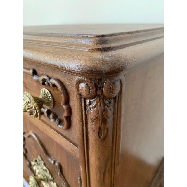 20th Century Pair of French Nightstands with One Drawer and Doors and Claw Feet For Sale - Image 11 of 18