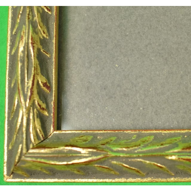 Traditional Framed English Portrait W/ C1848 1 Penny Postage Stamp/ Envelope For Sale - Image 3 of 6