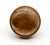 Plain round brass doorknob with an antique patina. The manufacturer and date of creation is unknown. Priced each. The...