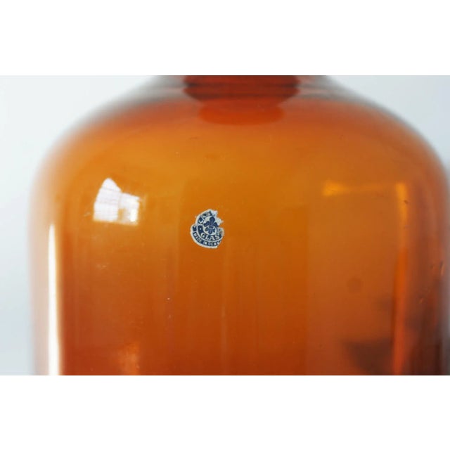 Brown Vase by Otto Brauer for Holmegaard, 1960s For Sale - Image 8 of 9