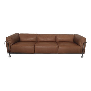 Cognac LC3 3-Seater Sofa from Cassina, 2024 For Sale