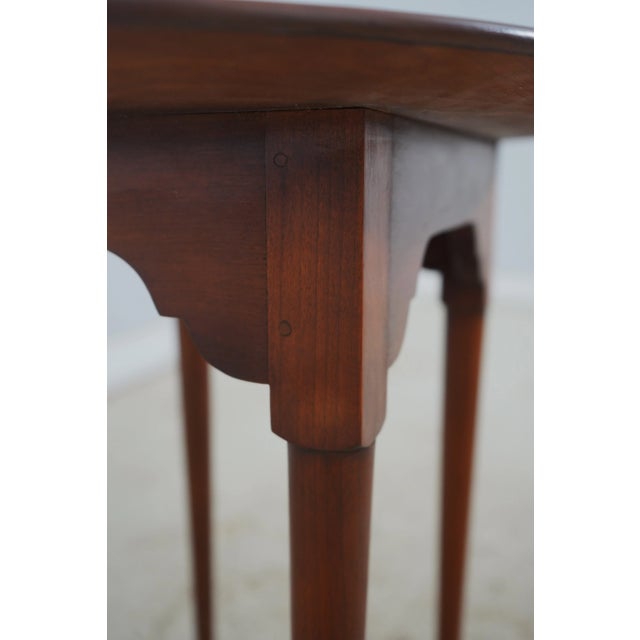 Brown Eldred Wheeler Cherry Primitive Style Occasional Table For Sale - Image 8 of 12