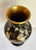 Mid 20th Century Vintage Chinese Cloisonné Enamel Vase With Cherry Blossoms, Bird & Butterfly For Sale - Image 5 of 12