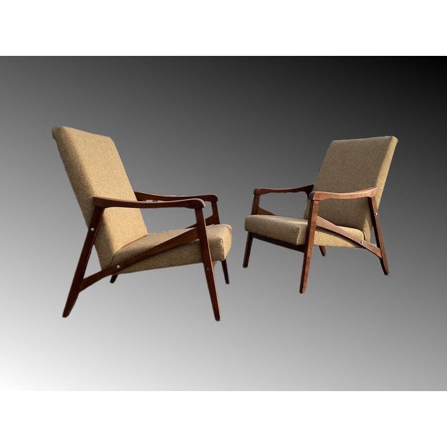 Set of Armchairs by Jiří Jiroutek for Interier Praha, 1960s For Sale - Image 15 of 17