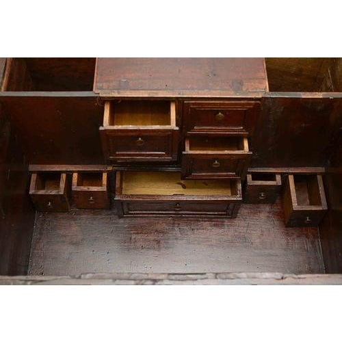Wood Italian Renaissance Revival Walnut Marriage Chest, Early 19th Century For Sale - Image 7 of 8