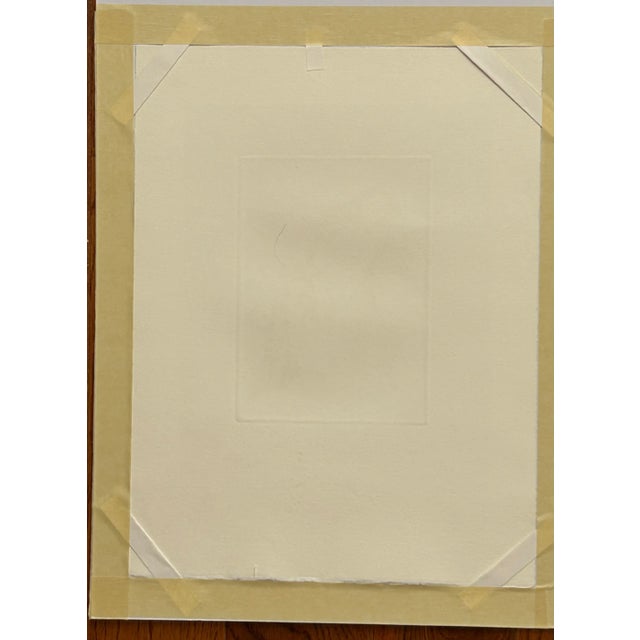 1920s 1920s Edourard Chimot French Art Deco Figurative Female Semi-Nude Drypoint Etching For Sale - Image 5 of 6