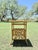 Ornamental & Decorative Materials Vintage Faux Bamboo Rattan Magazine Rack Side Table For Sale - Image 7 of 7