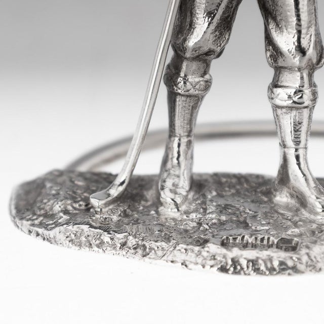 Victorian Silver Golf Menu Holders, London, United Kingdom, 1890s, Set of 4 For Sale - Image 14 of 16