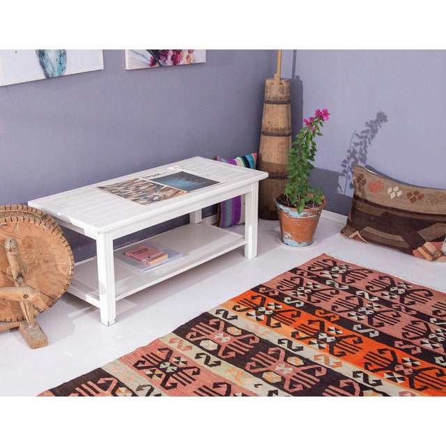 Vintage Decorative Turkish Kilim Runner For Sale In Los Angeles - Image 6 of 6