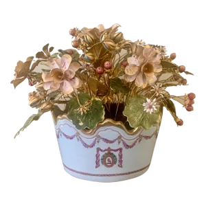 1970s Fleurs Des Siècles Enamel Flower Bouquet by Jane Hutcheson for Gorham