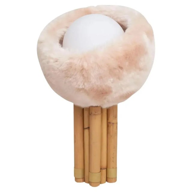 Wood Dynamite Table Lamp by Patricia Bustos De La Torre For Sale - Image 7 of 7