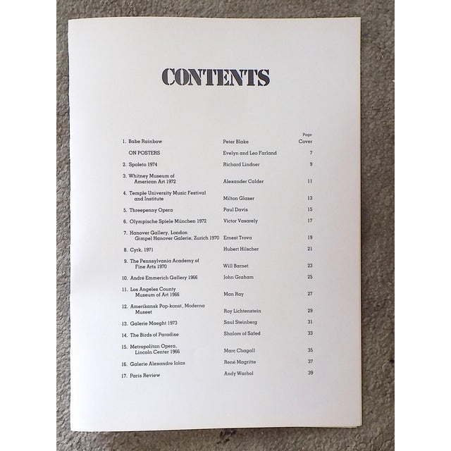 Postmodern Vintage Will Barnet 20th Century Poster Lithograph For Sale - Image 3 of 5